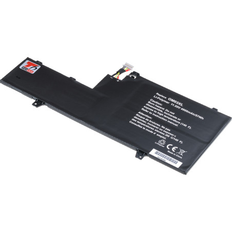 Batérie T6 Power pre HP EliteBook x360 1030 G2, 4900mAh, 57Wh, 3cell, Li-pol, type 1