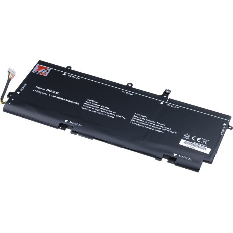 Batérie T6 Power pre HP EliteBook Folio 1040 G3, 3900mAh, 44Wh, 6cell, Li-pol