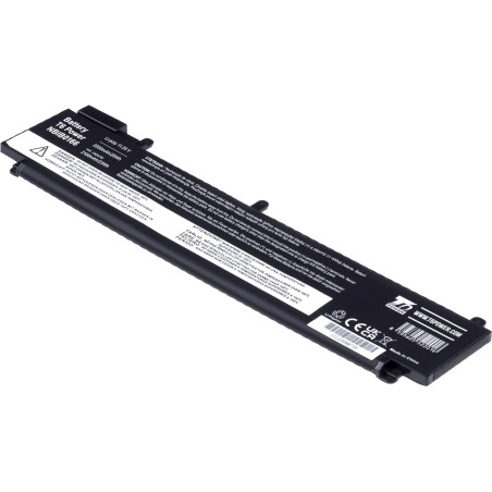 Batérie T6 Power pre Lenovo ThinkPad T460, T470, 2200mAh, 25Wh, 3cell, Li-Pol