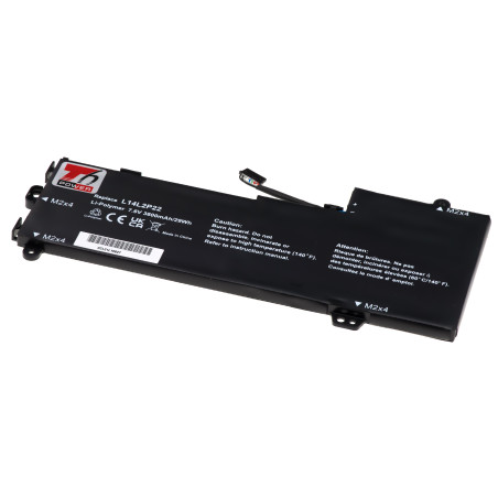 Batéria T6 Power pre Lenovo E31-70, E31-80, IdeaPad 510S-13IKB séria, 3800mAh, 29Wh, 2cell, Li-pol