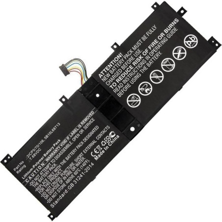 2-POWER Batérie 7,68V 4955mAh pre Lenovo Miix 510-12IKB, Miix 510-12ISK, Miix 520-12IKB