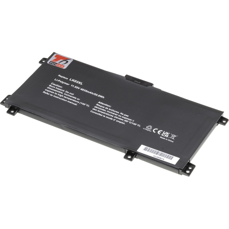Batérie T6 Power pre HP Envy 15-bp000, 15-cn000, 17-ae000 x360 séria, 4835mAh, 55Wh, 3cell, Li-pol