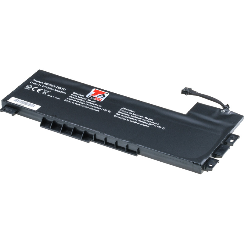 Batéria T6 Power HP ZBook 15 G3, ZBook 15 G4, 7200mAh, 82Wh, 9cell, Li-ion