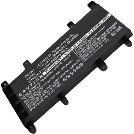Batéria Li-Pol 7,6 V 5000mAh pre Asus A756UB, F756UX, X756UQ