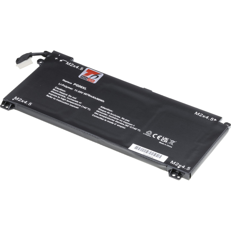 Batéria T6 Power pre HP Omen 15-dh0000, Omen 15-dh1000, 5676mAh, 66Wh, 6cell, Li-pol