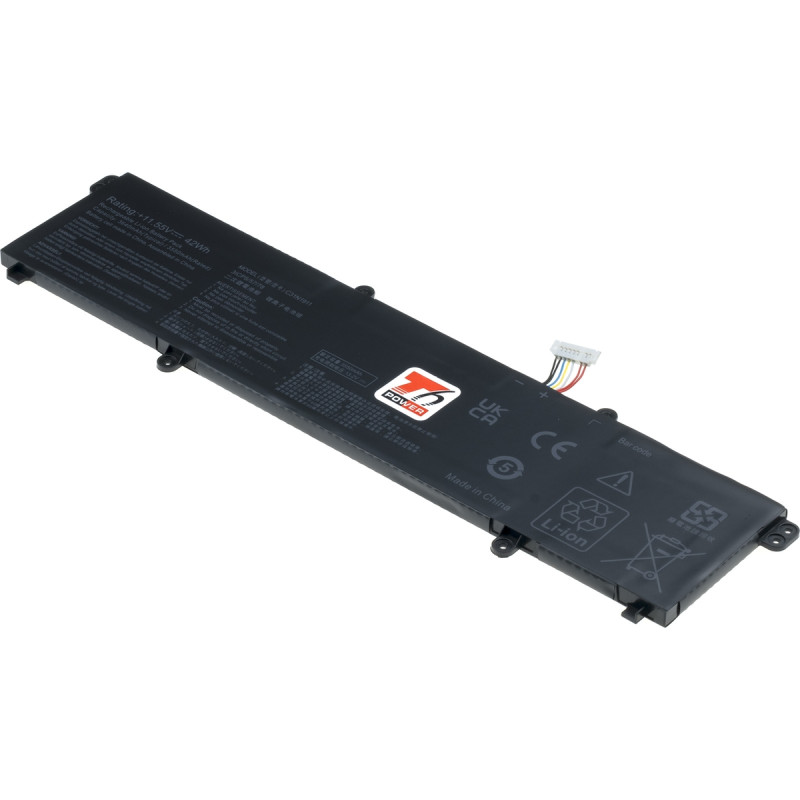 Batéria T6 Power pre Asus VivoBook 14 X413, X421, S413, Flip TP420, 3640mAh, 42Wh, 3cell, Li-pol