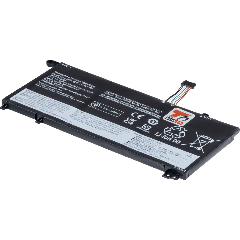 Batéria T6 Power Lenovo ThinkBook 15 G2 ARE, 15 G3 ACL, 14 G2 ITL, 3904mAh, 45Wh, 3cell, Li-Pol