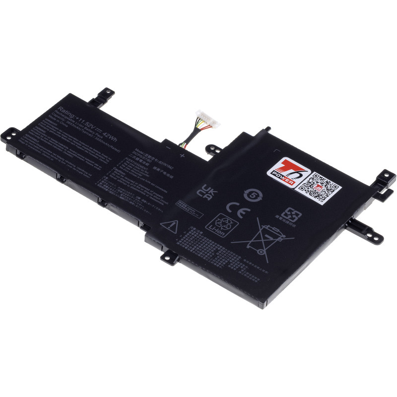 Batéria T6 Power pre Asus VivoBook X513, X531, S513, S531F, F513, K513, 3639mAh, 42Wh, 3cell, Li-pol