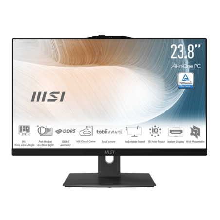 MSI Modern/AM242TP/23,8''/FHD/T/5-120U/16GB/512GB/Intel int/W11H/Čierna/3R