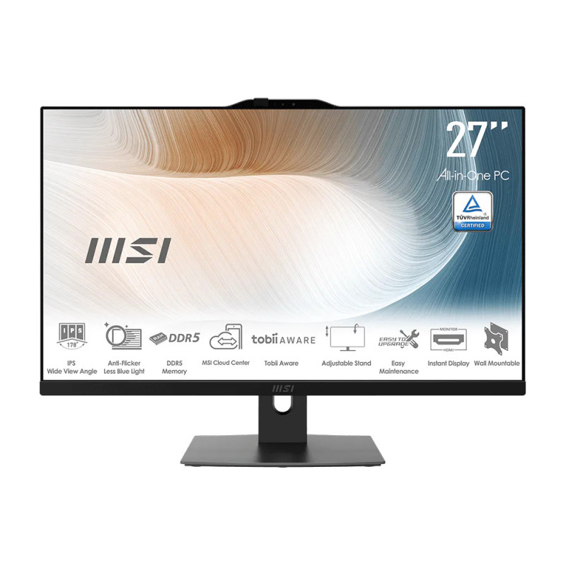 MSI Modern/AM272P 1M-855EU/27''/FHD/5-120U/16GB/512GB/Intel int/W11P/Čierna/3R