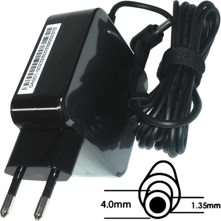ASUS originálny adaptér 45W19V 2P BLK (AC FIX) s EU plug