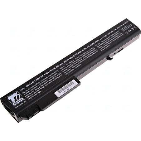 Batérie T6 Power HP Compaq 8530p, 8530w, 8540p, 8540w, 8730p, 8730w, 8740w, 5200mAh, 74Wh, 8cell