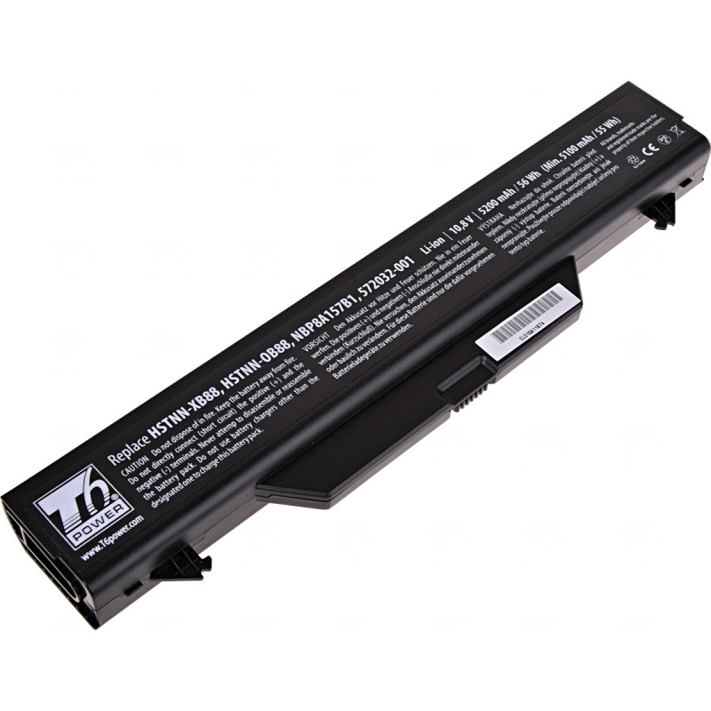 Batérie T6 Power HP ProBook 4510s, 4515s, 4710s, 5200mAh, 56Wh, 6cell