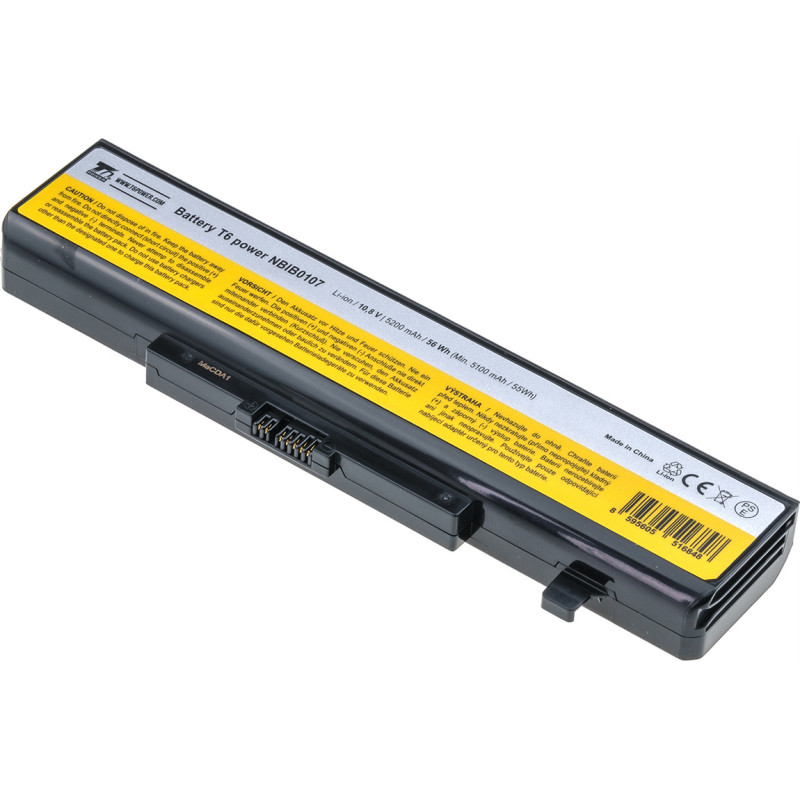 Batérie T6 Power Lenovo IdeaPad B480, B580, G480, B590, Z480, V480, Edge E530, 5200mAh, 56Wh, 6cell