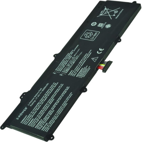 2-POWER Batérie 7,4V 5000mAh pre Asus F201E, F202E, Q200E, R200E, R201E, S200E, X201E, X202E