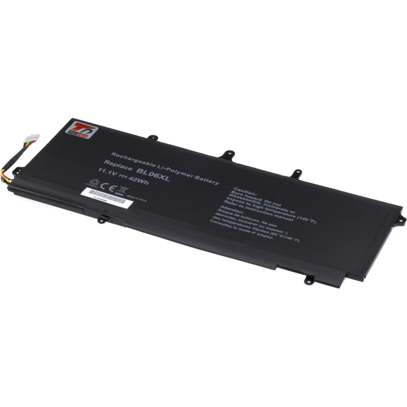 Batéria T6 Power pre HP EliteBook Folio 1040 G1, 1040 G2, 3800mAh, 42Wh, 6cell, Li-pol