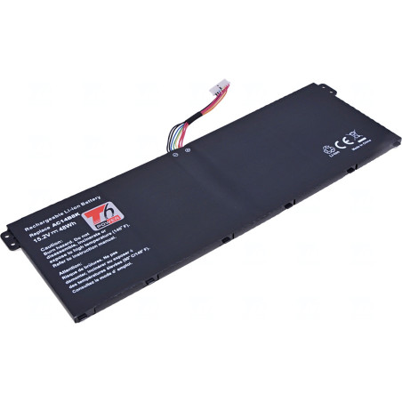 Batérie T6 Power pre Acer Aspire ES1-311, ES1-511, E5-571, E5-731, 3150mAh, 48Wh, 4cell, Li-ion