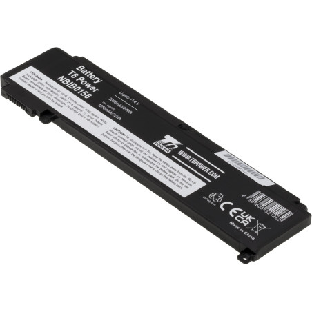 Batéria T6 Power pre Lenovo ThinkPad T460s, T470s, 2065mAh, 24Wh, 3cell, Li-Pol