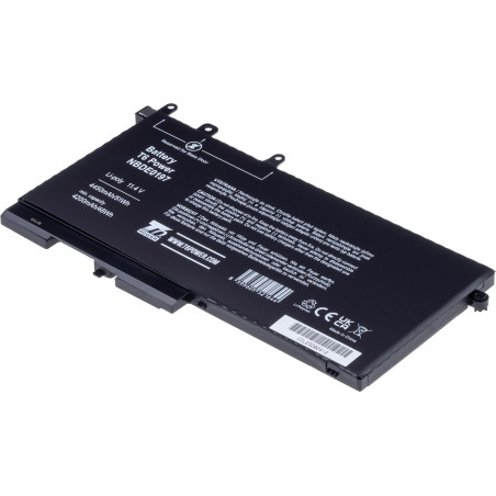 Batérie T6 Power pre Dell Latitude 5280, 5290, 5480, 5490, 5580, 5590, 4450mAh, 51Wh, 3cell, Li-pol