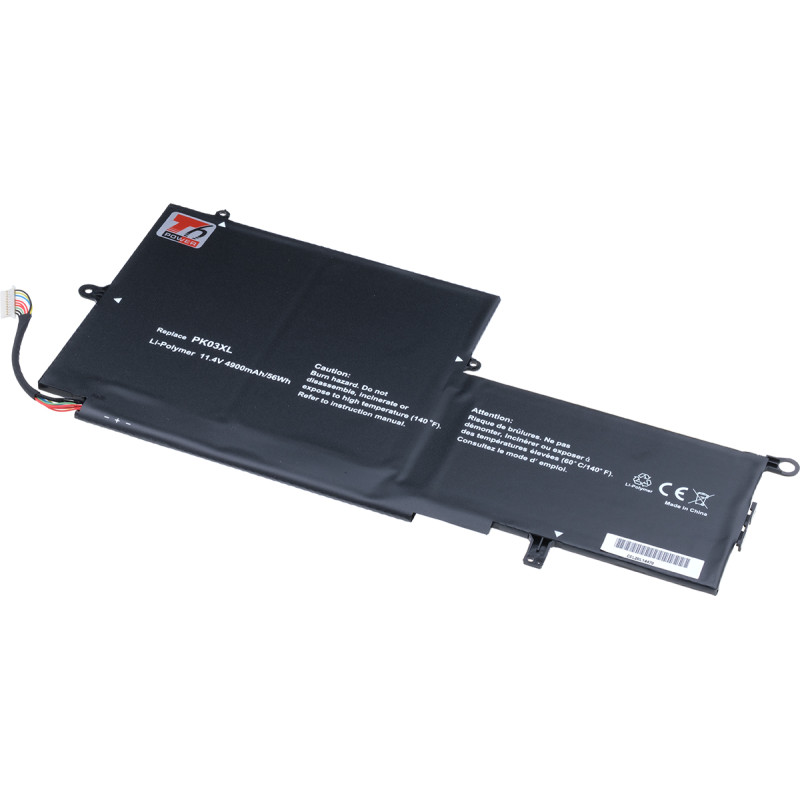 Batérie T6 Power HP Spectre 13-4000 x360, Pre x360 G1, Pre x360 G2, 4900mAh, 56Wh, 3cell, Li-pol