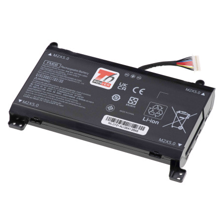 Batérie T6 Power pre HP Omen 17-an000, 17-an100, 12pin, Geforce 1050, 5973mAh, 86Wh, 8cell, Li-ion