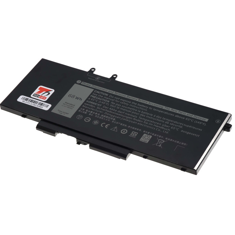 Batérie T6 Power pre Dell Latitude 5400, 5500, Precision 3540, 8900mAh, 68Wh, 4cell, Li-pol