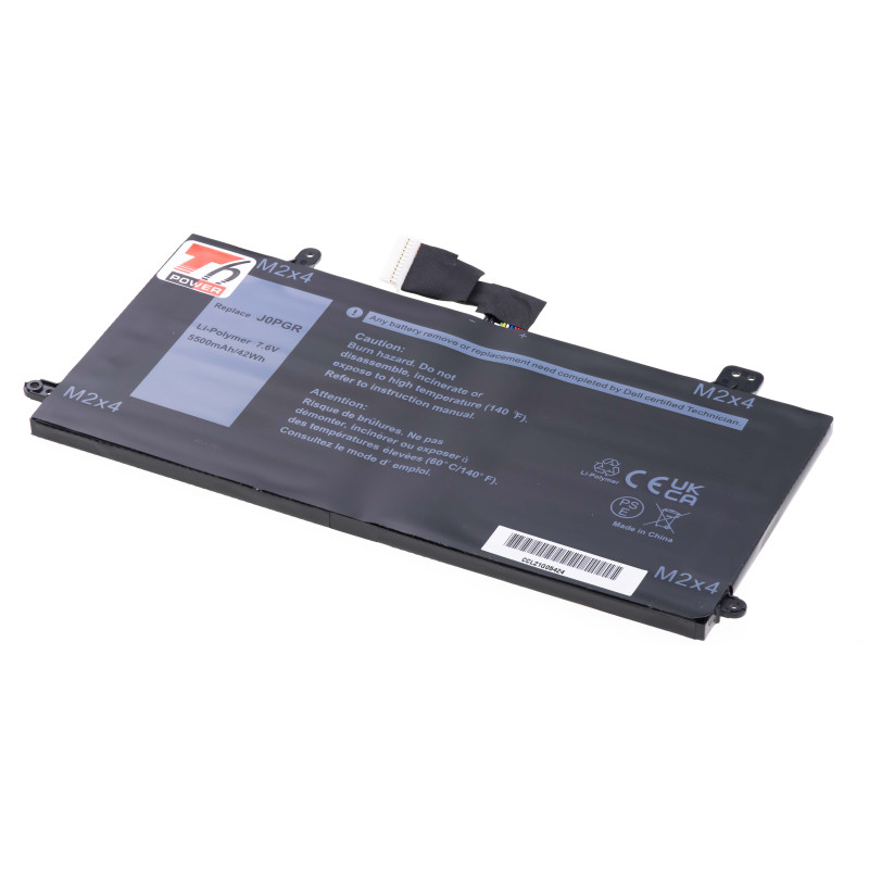 Batéria T6 Power Dell Latitude 12 5285, 5290 2in1, 5500mAh, 42Wh, 4cell, Li-pol