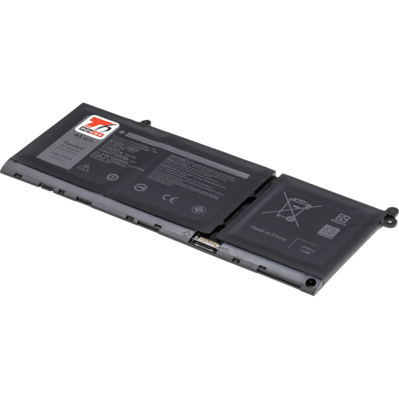 Batéria T6 Power pre Dell Latitude 3320, 3420, Inspiron 3515, Vostro 3515, 3640mAh, 41Wh, 3cell