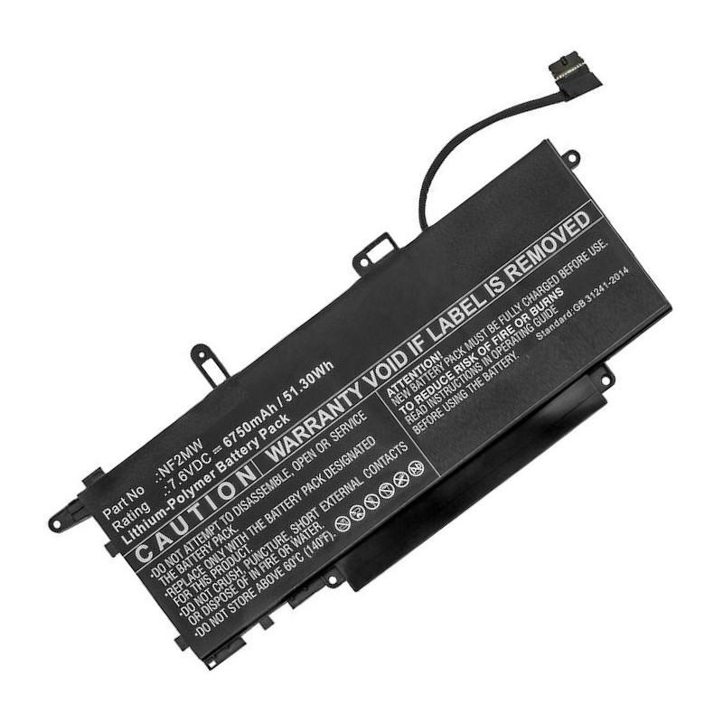 Batéria 7,6V 6750mAh pre Dell Latitude 7400 2-in-1