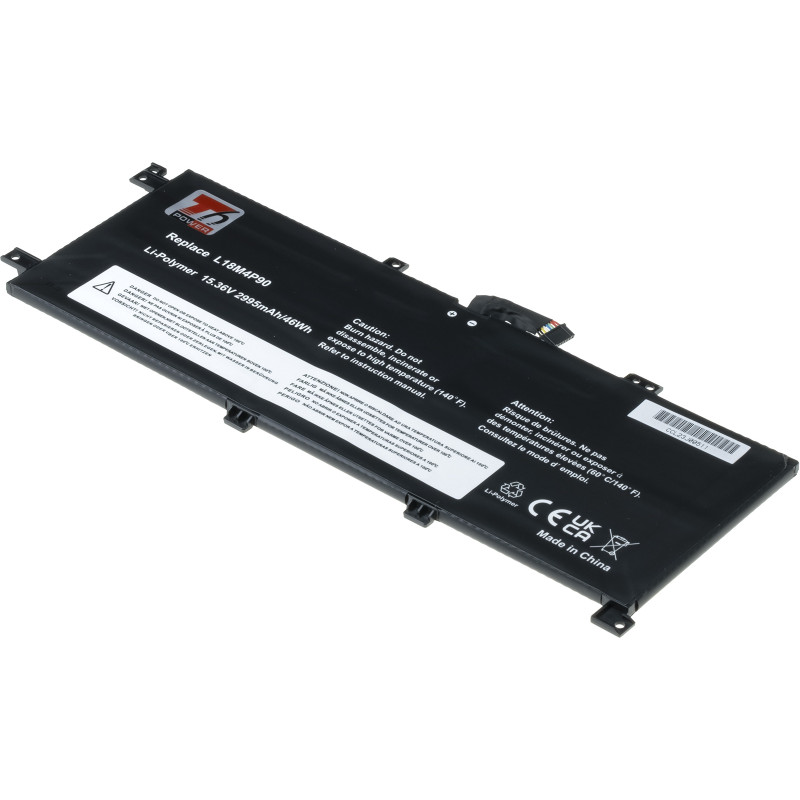 Batéria T6 Power pre Lenovo ThinkPad L13 Yoga Gen 1, Gen 2, 2995mAh, 46Wh, 4cell, Li-Pol