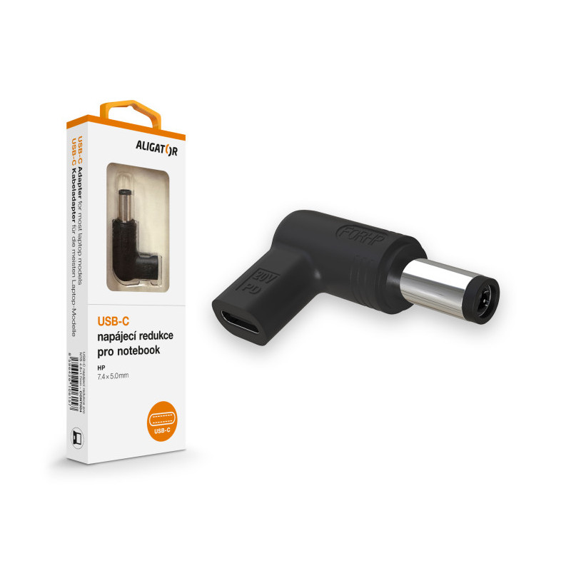 Aligator USB-C napájacia redukcia 7,4 x 5,0 mm pre notebooky HP