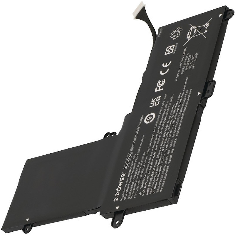 2-POWER Batérie 11,55V 3400mAh pre HP x360 Pavilion 11-u000, HP x360 Pavilion 13-u100