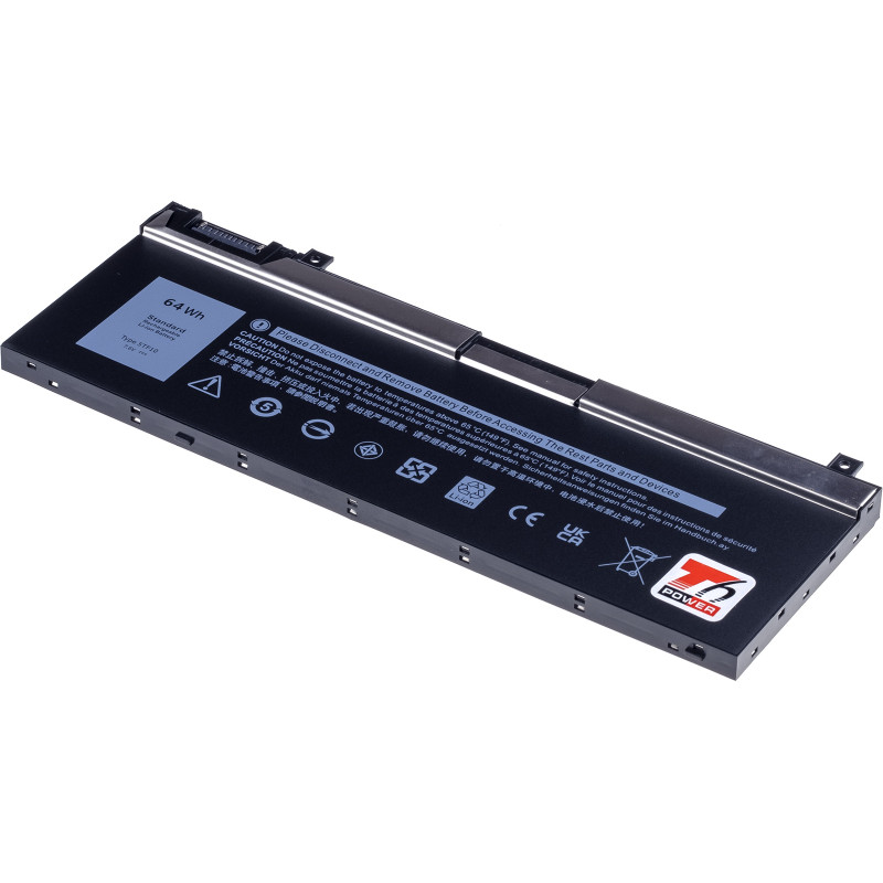 Batéria T6 Power pre Dell Precision 7530, 7540, 7730, 7740, 8420mAh, 64Wh, 4cell, Li-pol