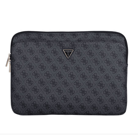 Guess PU 4G Triangle Logo Obal pre Notebook 14'' Black