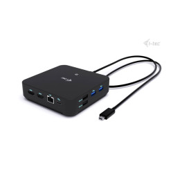 i-tec USB-C DP Dual HDMI Docking Station, Power Delivery 100W