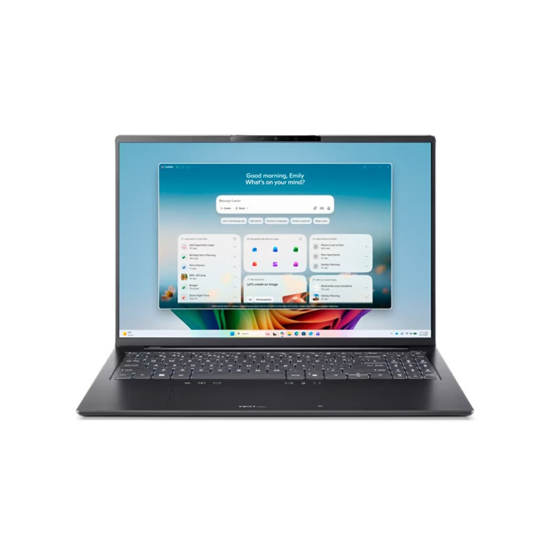 Acer Swift Go 16 AI/SFG16-I71-75VK/U7-355/16''/WUXGA/16GB/512GB/Intel int/W11H/Gray/2R