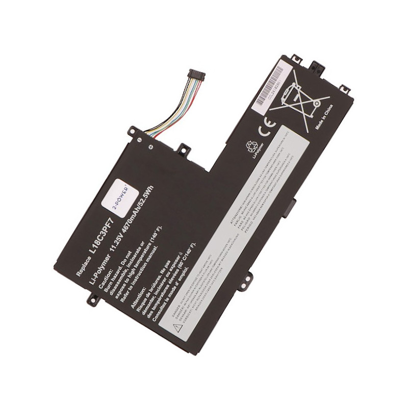 2-POWER Batérie 11,25V 4670mAh pre Lenovo C340-15IWL, Lenovo Flex-15IML, Lenovo S340-15II