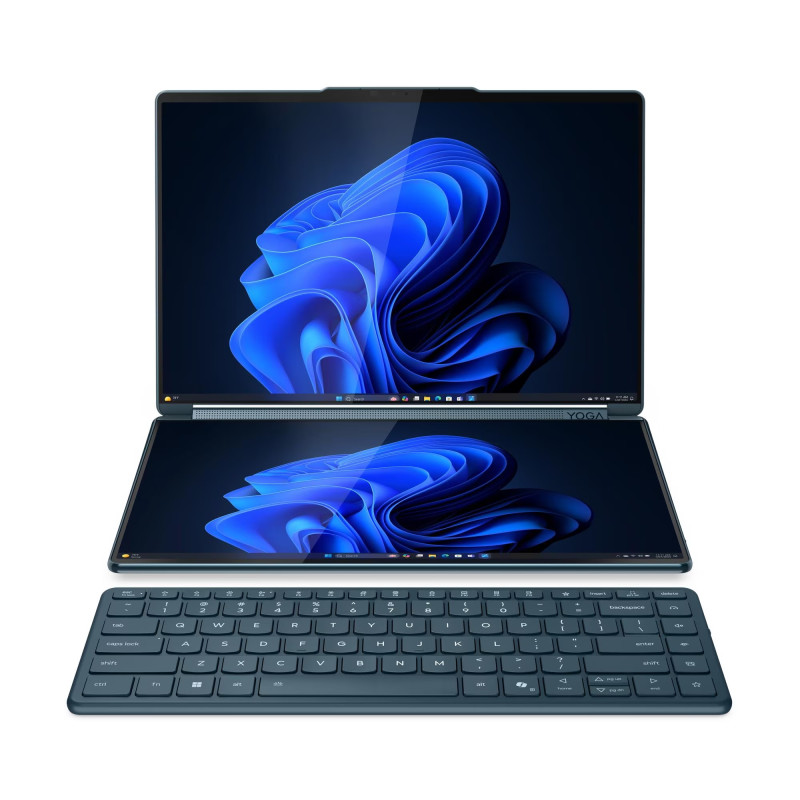 Lenovo Yoga Book 9/14IAH10/U7-255H/14''/2880x1800/T/32GB/1TB/Intel int/W11P/Tidal Teal/3R On-Site