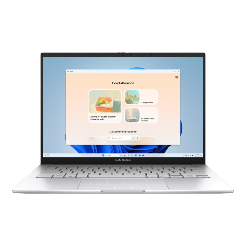 ASUS Zenbook 14/UX3405CA-OLED1681WZ/U7-255H/14''/WUXGA/T/32GB/512GB/Intel int/W11H/Silver/2R