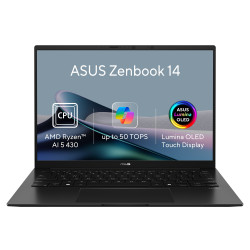 ASUS Zenbook 14/UM3406GA-OLED171WZ/AI5-430/14''/WUXGA/T/16GB/512GB/AMD int/W11H/Black/2R