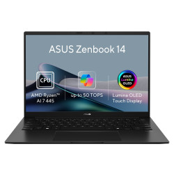 ASUS Zenbook 14/UM3406GA-OLED239WZ/AI7-445/14''/WUXGA/T/32GB/512GB/AMD int/W11H/Black/2R