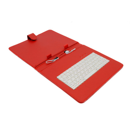AIREN AiTab Leather Case 3 with USB Keyboard 9,7'' RED (SK/SK/DE/UK/US.. layout)