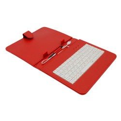 AIREN AiTab Leather Case 2 s USB klávesnicou 8'' RED (SK/SK/DE/UK/US.. layout)