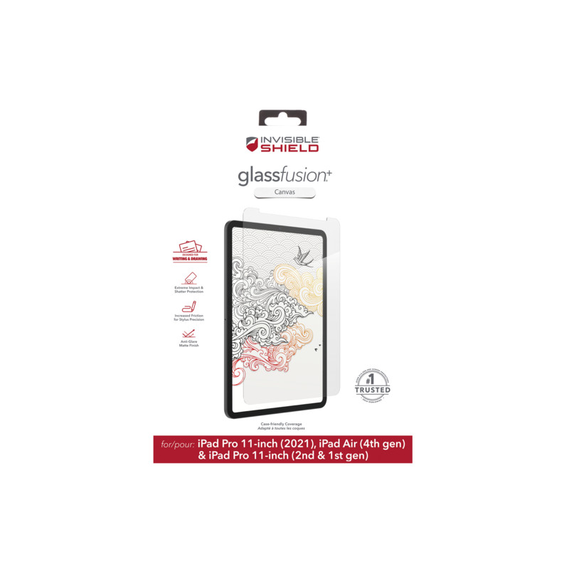 ZAGG Invisible Shield Fusion + Canvas hybrid. sklo iPad Air 4/11 Pro