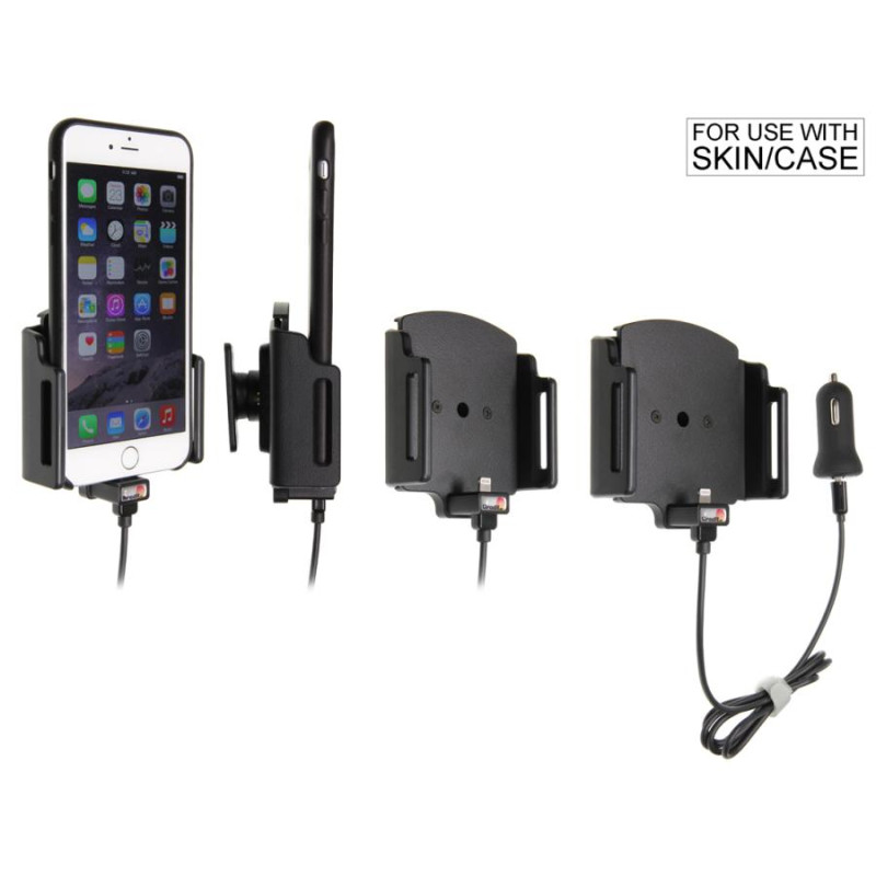 Brodiť držiak do auta na Apple iPhone 6 Plus v púzdre, nastaviteľný, s nabíjaním z cig. zapal./USB