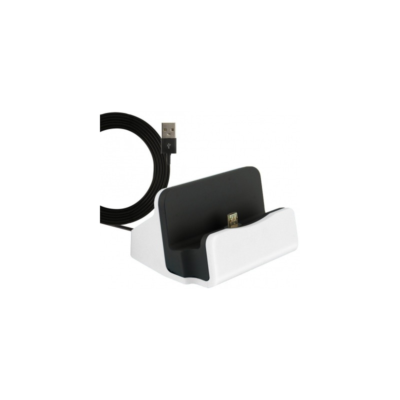 Univerzálna stolná kolíska s oboustranným microUSB konektorom