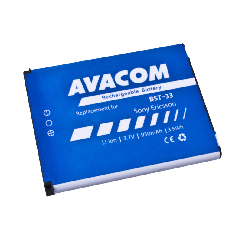 Batérie AVACOM GSSE-W900-S950A do mobilu Sony Ericsson K550i, K800, W900i Li-Ion 3,7 V 950mAh (náhrad