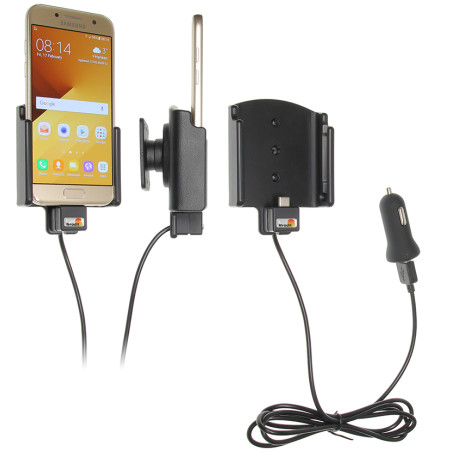 Brodiť držiak do auta nastaviteľný s USB-C a nabíjaním z CIG. zapaľovače/USB š.62-77 mm, hr. 6-10