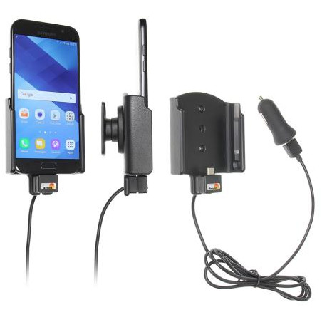 Brodiť držiak do auta na Samsung Galaxy A5 (2017) bez pouzdra, s nabíjaním z CIG. zapaľovače/USB