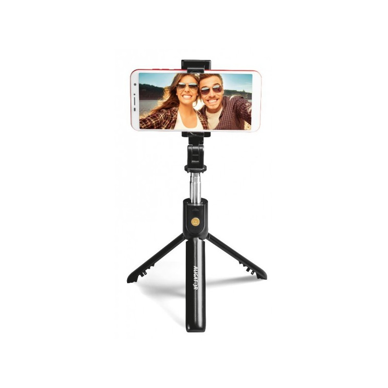 Bluetooth selfie tyč ALIGATOR HA12, čierna